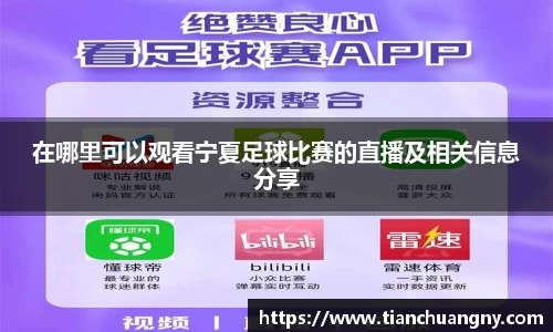 在哪里可以观看宁夏足球比赛的直播及相关信息分享